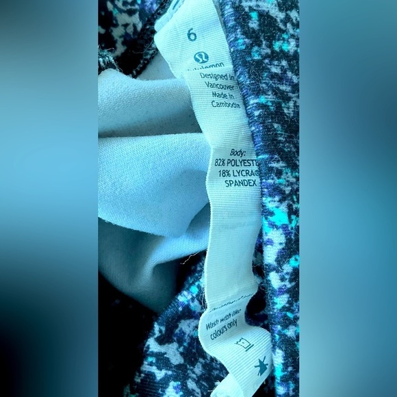 Lululemon Wunder Under High-Rise Tight Luon 30" Purple Multi Speckled Galaxy 6 - Picture 5 of 5